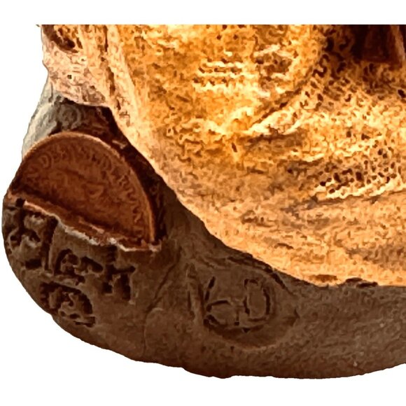 Tom Clark Gnome MEG Signed Figurine #60 Shelf Sitter w/Coin Vintage Retired 1983 - Picture 6 of 6